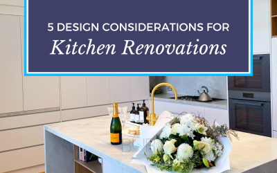 5 Kitchen Design Considerations